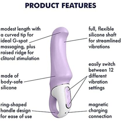 Satisfyer Vibes Charming Smile Rechargeable GSpot Vibrator - Image 4