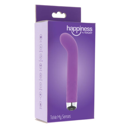 ToyJoy Smile Tickle My Senses Purple Mini G Spot Vibe - Image 4