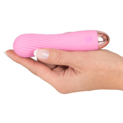 Cuties Silk Touch Rechargeable Mini Vibrator Pink - Image 2