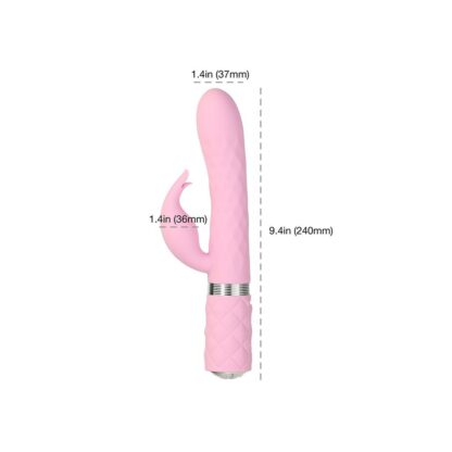 Pillow Talk Lively Rabbit Vibrator Pink - Image 2