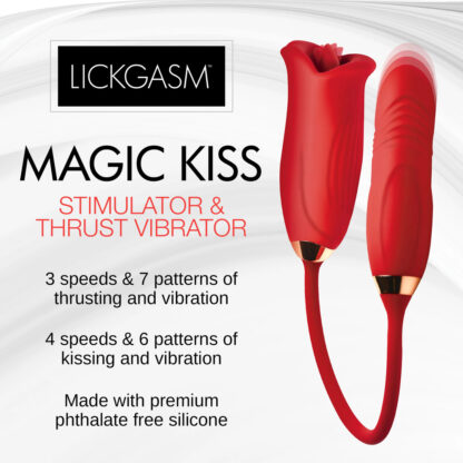 Play Hard Magic Kiss Clitoral Stim and Thursting Vibe - Image 4