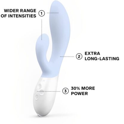 Lelo Ina 3 Dual Action Massager Seafoam - Image 2