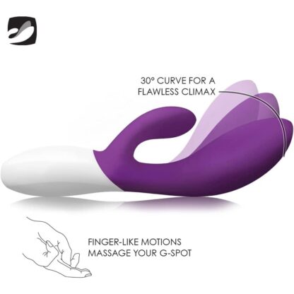 Lelo Ina Wave 2 Luxury Rechargeable Vibe Plum - Image 3