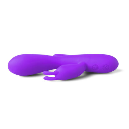 Double Bunny 12 speed Silicone Vibe Purple - Image 3