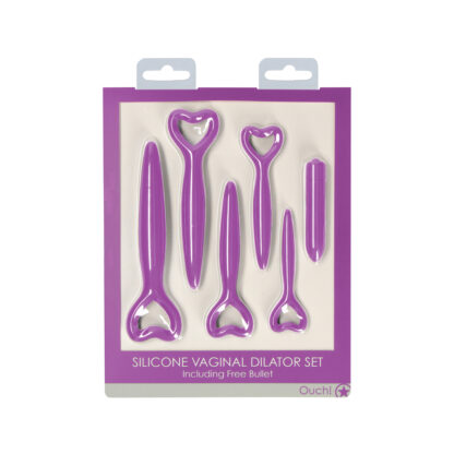 Ouch Silicone Vaginal Dilator Set Purple - Image 4