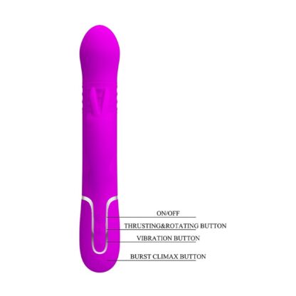 Pretty Love Coale Rechargeable Rabbit Vibrator - Image 3