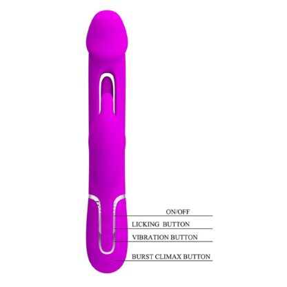 Pretty Love Kampas Rechargeable Rabbit Vibrator - Image 3