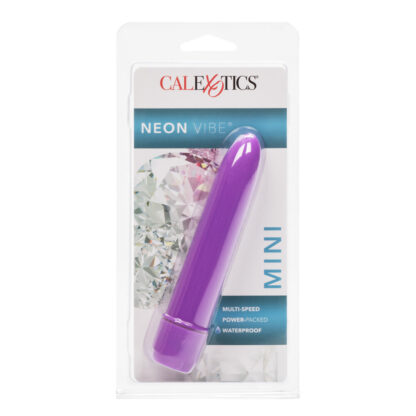 Neon Purple Mini Multi Speed Vibrator - Image 4