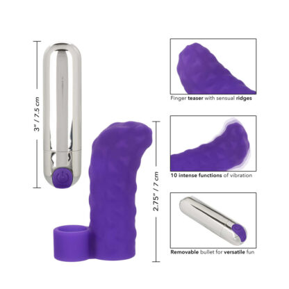 Intimate Play Purple Rechargeable Finger Teaser - Image 4