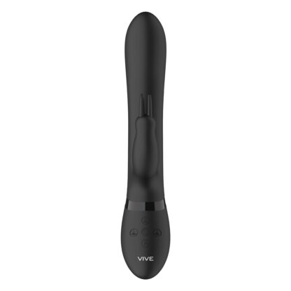 Vive Amoris Black Rabbit Vibrator With Stimulating Beads - Image 2