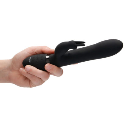 Vive Amoris Black Rabbit Vibrator With Stimulating Beads - Image 3