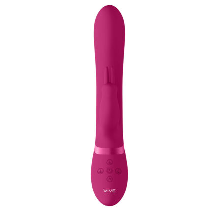 Vive Amoris Pink Rabbit Vibrator With Stimulating Beads - Image 2