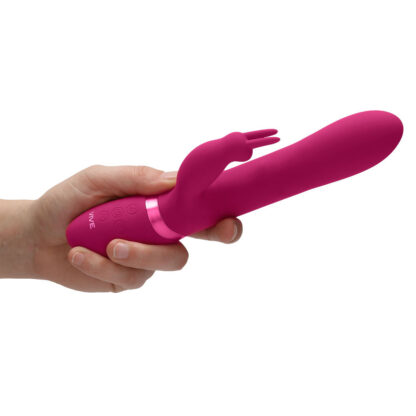 Vive Amoris Pink Rabbit Vibrator With Stimulating Beads - Image 3