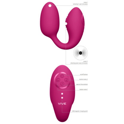 Vive Aika Pulse Wave And Vibrating Love Egg Pink - Image 2