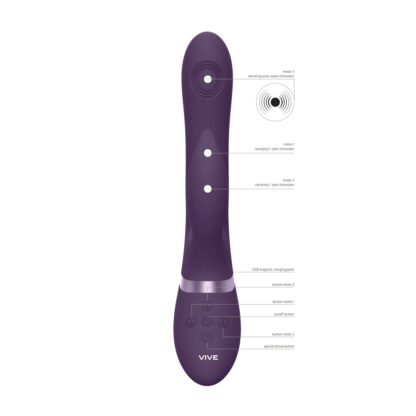 Vive Aimi Pulse Wave And Vibrate G Spot Vibrator Purple - Image 4